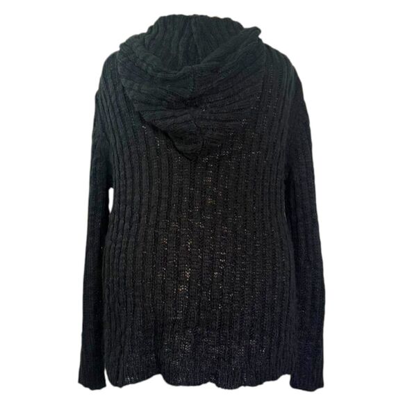 ANDREE By Unit Loose Weave Button Front Hooded Cardigan, NWT! Size 2X - Picture 5 of 8